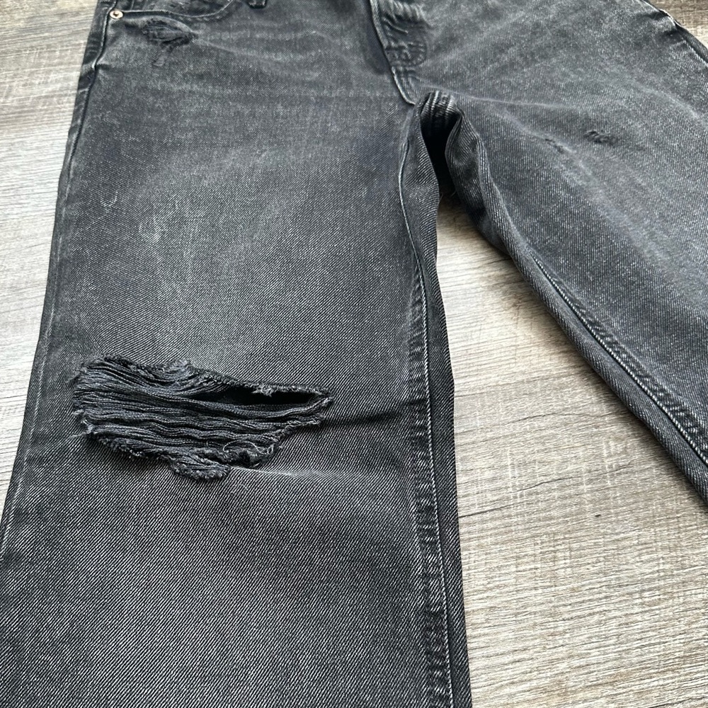 Express NWOT modern straight low rise black jeans women’s size 2 short - Picture 7 of 16
